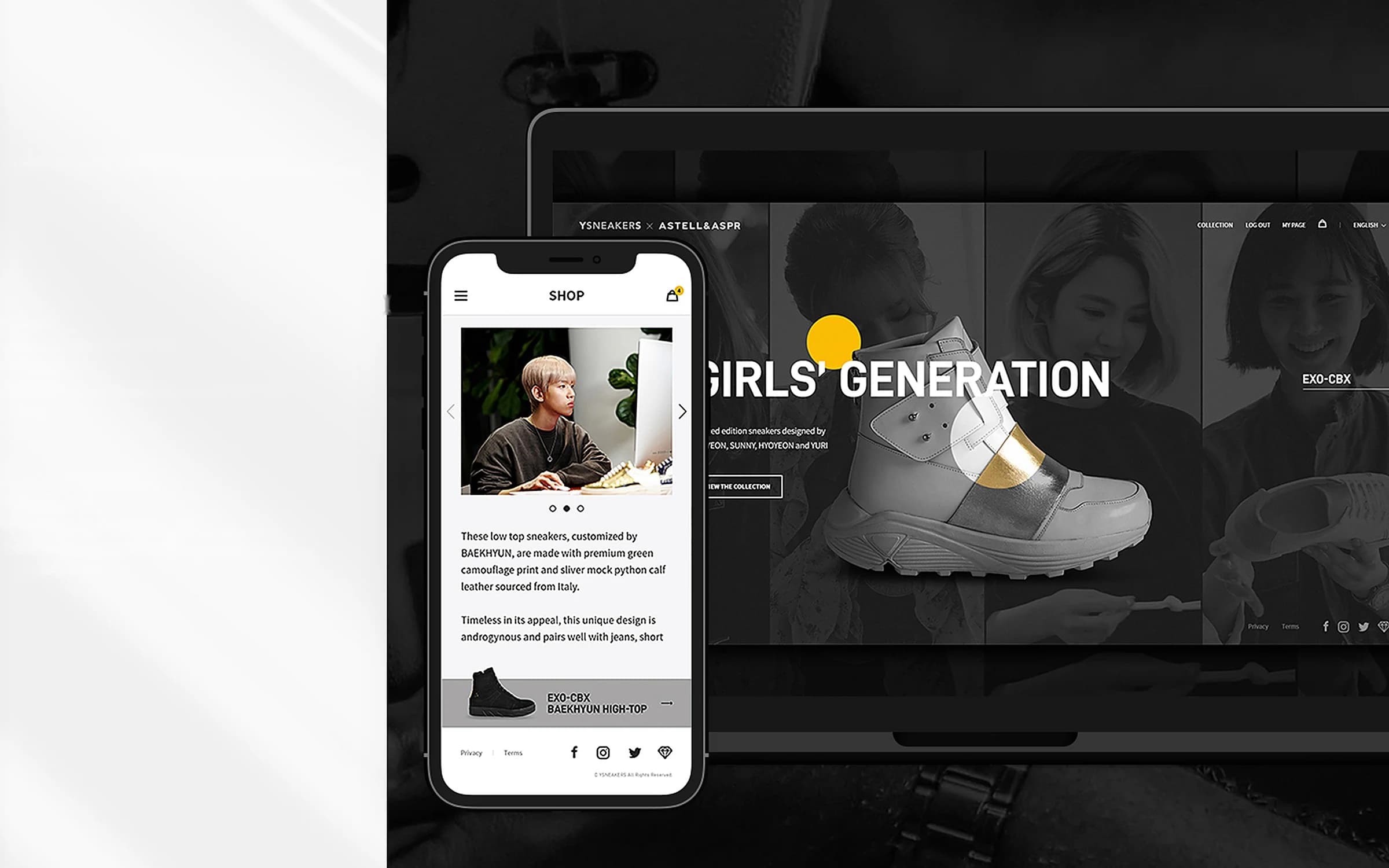 Ysneakers × SM 콜라보 스니커즈몰 화면 1